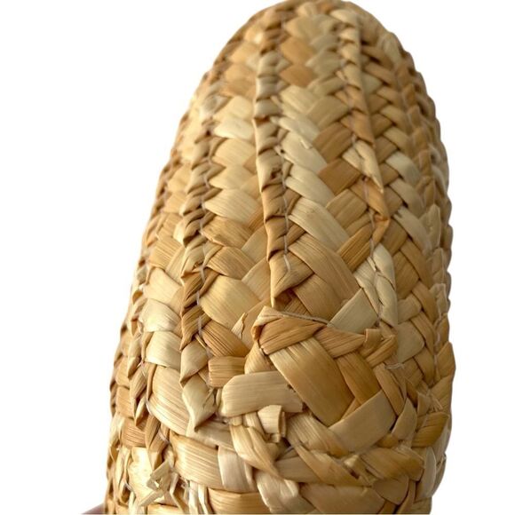 NWT Stylish Tan Woven Mini Tote Bag - Picture 5 of 9